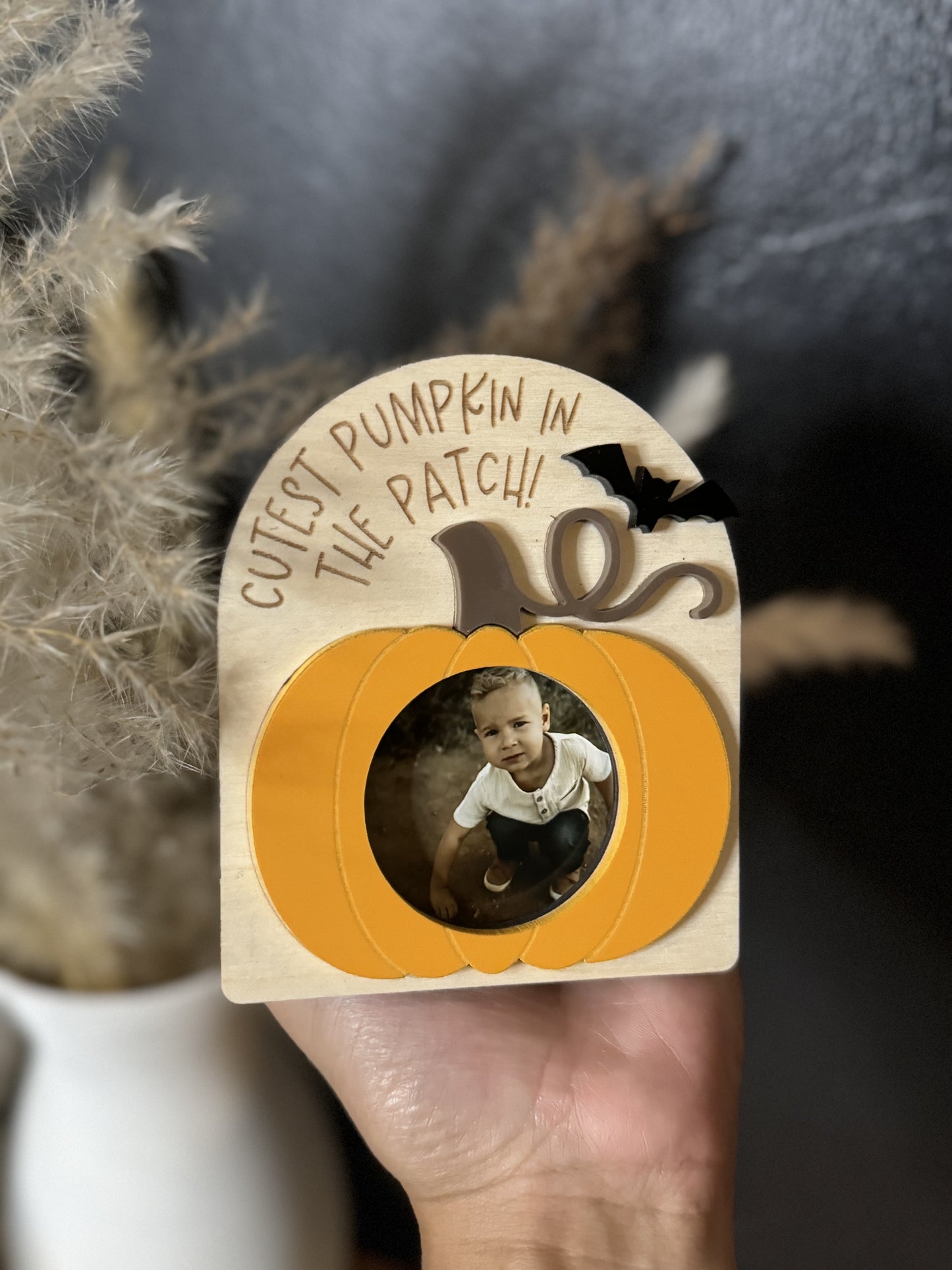 Pumpkin Magnet Photo Frame