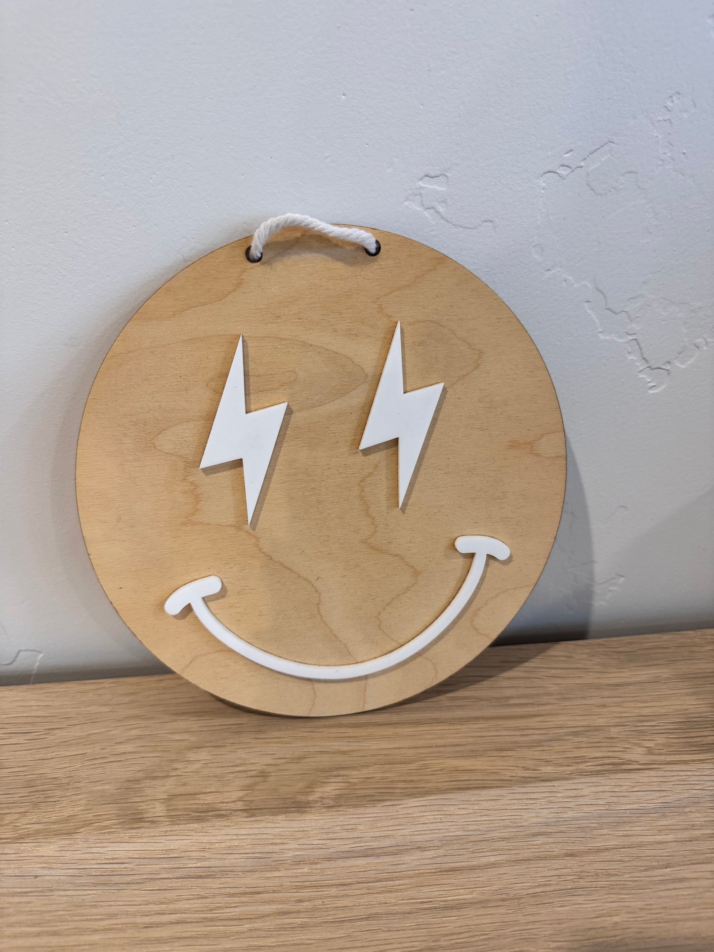 Lightening Bolt Smiley Face