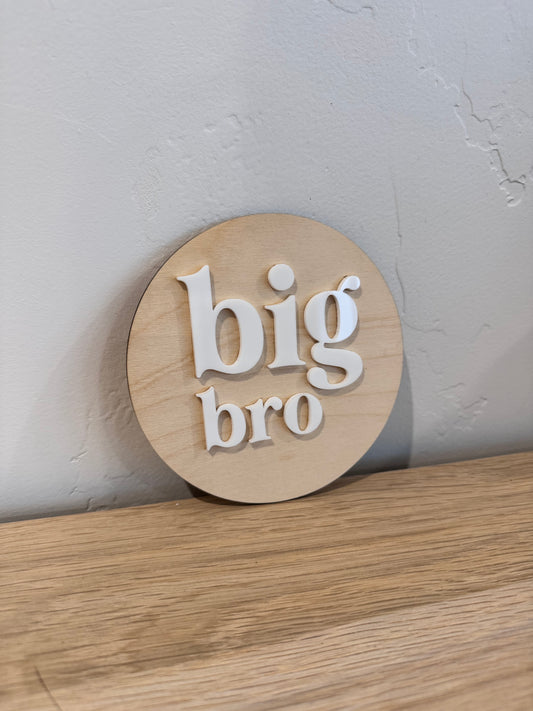 Big Brother/Big Sister Sign